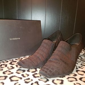 Liz Claiborne - Black Labrynth.  Size 9.